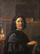 Nicolas Poussin Self Portrait 02 Spain oil painting artist